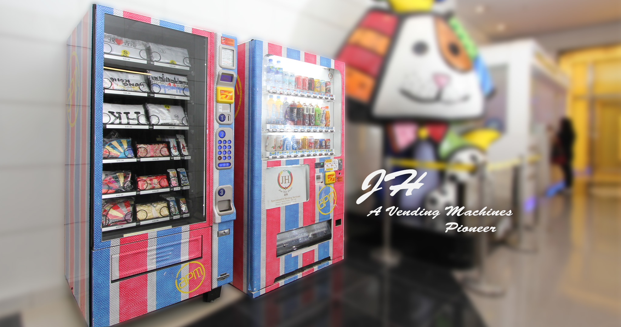 Joint Host snack vending machines at apm shopping mall